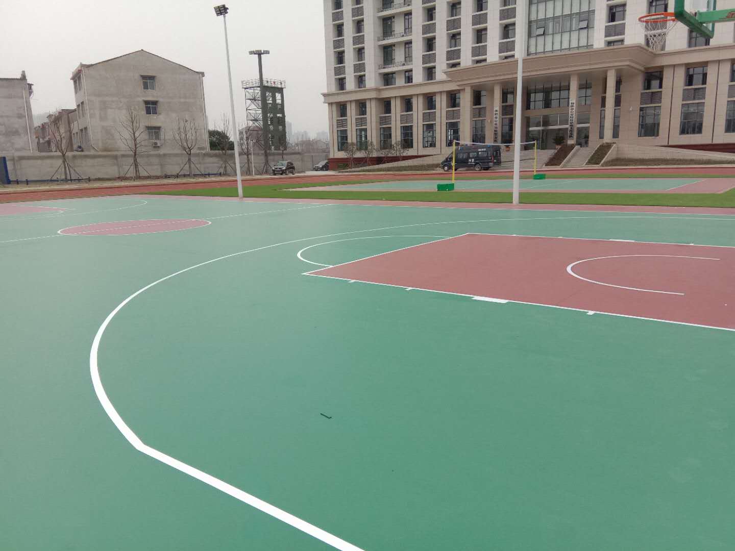 仙桃特警篮球场及排球场